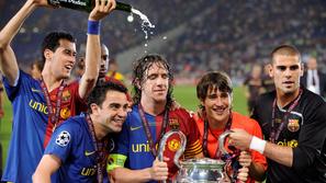 Busquets Xavi Puyol Krkić Valdes Barcelona Manchester United Liga prvakov finale