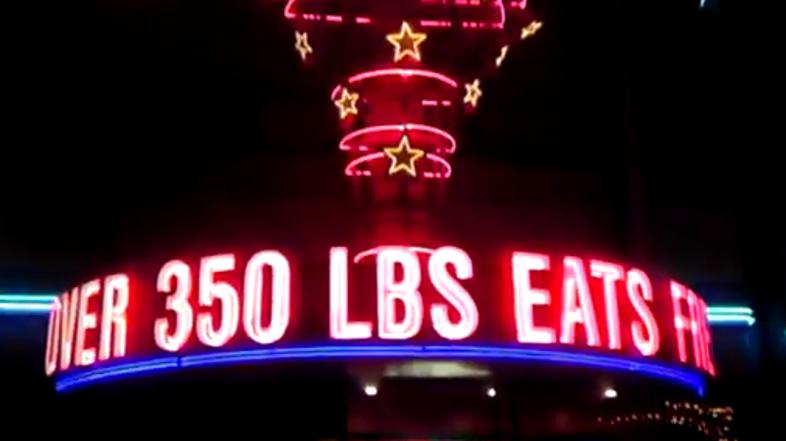 Heart Attack Grill: od 158 kg jedo zastonj