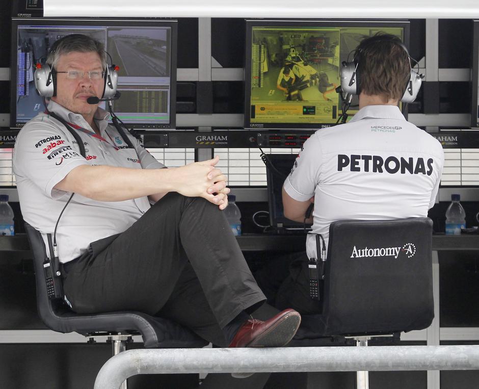 Ross Brawn Mercedes boks | Avtor: Žurnal24 main