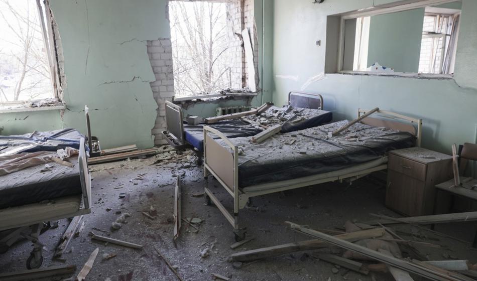 Ruski napad na porodnišnico in avtobus rudarjev