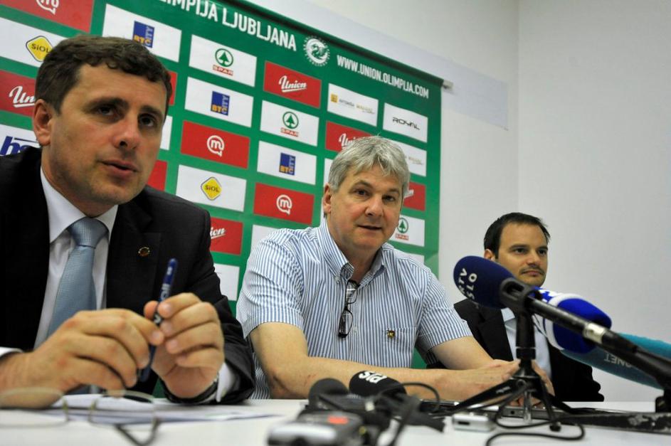 Pipan Möderndorfer Zupančič predstavitev Stožice Union Olimpija novi trener
