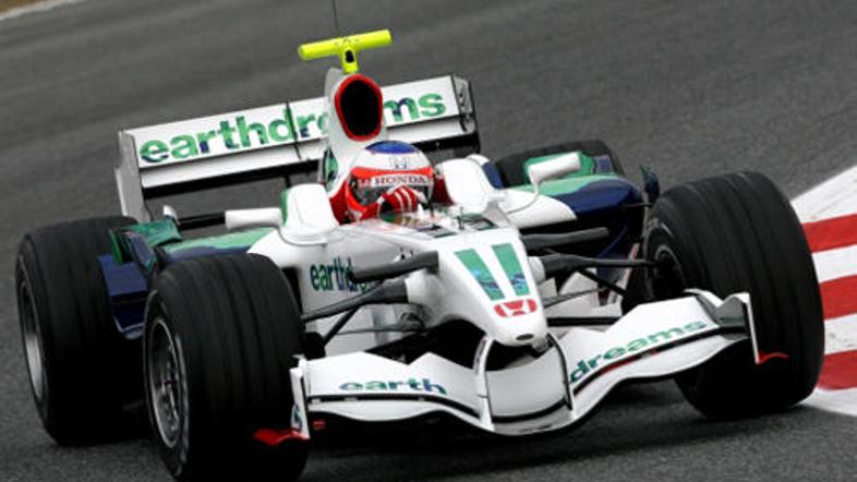 Barrichello s Hondo ne dosega rezultatov, ki jih je bil vajen v Ferrariju.