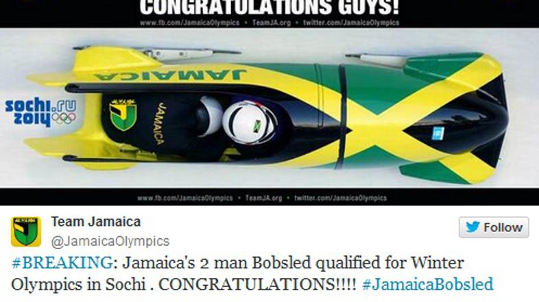 jamajka bob ekipa olimpijske igre soči