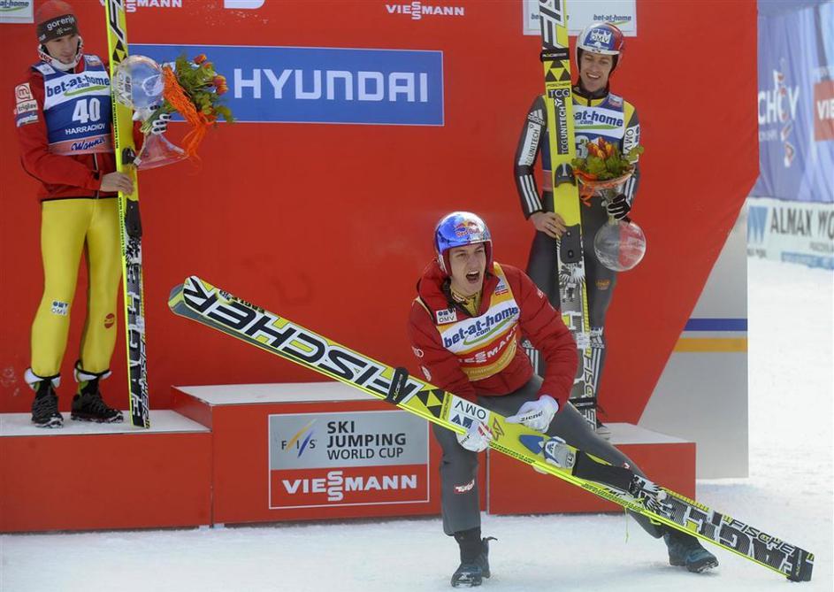 Schlierenzauer Kranjec Matura Harrachov poleti jutranja tekma svetovni pokal smu
