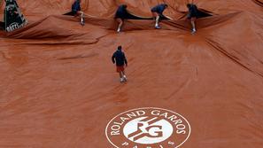 Roland Garros OP Francije dež