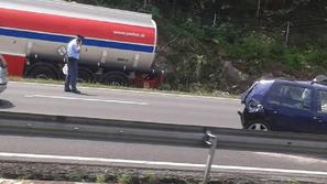 Nesreča na primorski avtocesti