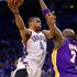 NBA končnica šesta tekma Lakers Oklahoma Thunder Westbrook Odom