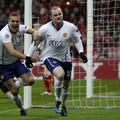 Rooney je zadel že v drugi minuti. (Foto: Reuters)
