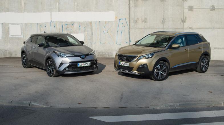 Toyota C-HR in peugeot 3008