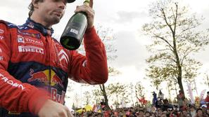 Loeb je šestič v karieri osvojil naslov svetovnega prvaka v reliju. © AFP