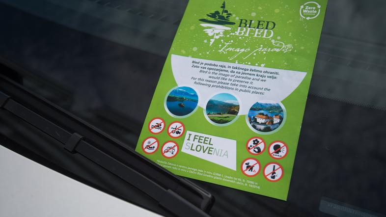 letak o obnašanju na Bledu.