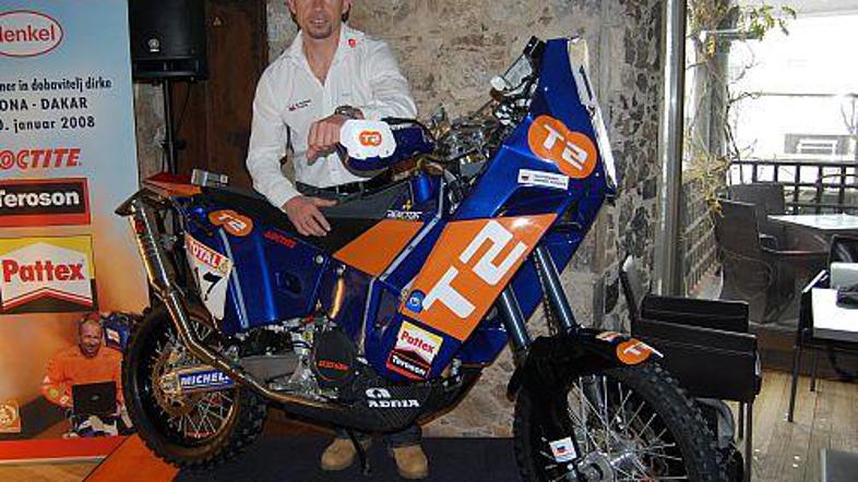 Miran Stanovnik je dobro pripravljen na začetek Dakarja.