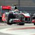 Lewis Hamilton šikana robnik McLaren