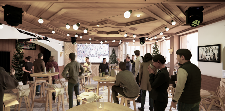 Slovenska hiša v Cortini - render | Avtor: OKS