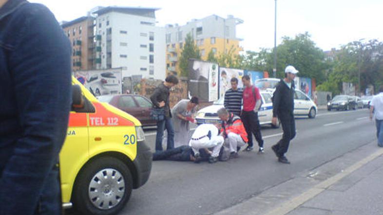 Na kraj nesreče so takoj prihiteli reševalci.