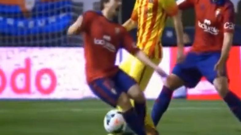 Sisi Iniesta Osasuna Barcelona kolenske vezi