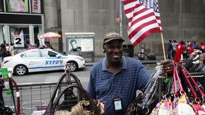 Duane Jackson, najbolj znani ulični prodajalec New Yorka. (Foto: Reuters)