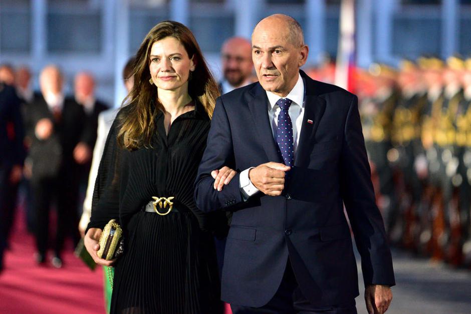 Janez Janša Urška Bačovnik Janša | Avtor: Epa