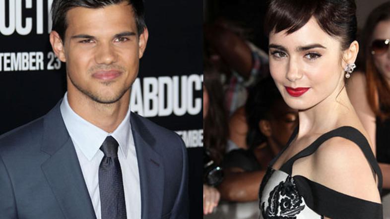 Taylor Lautner, Lily Collins