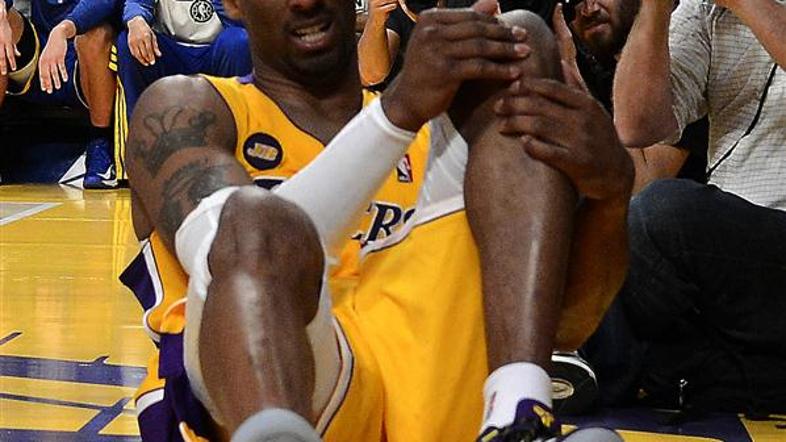 Bryant Los Angeles Lakers Golden State Warriors NBA košarka poškodba