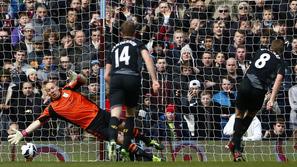 aston villa liverpool guzan gerrard enajstmetrovka