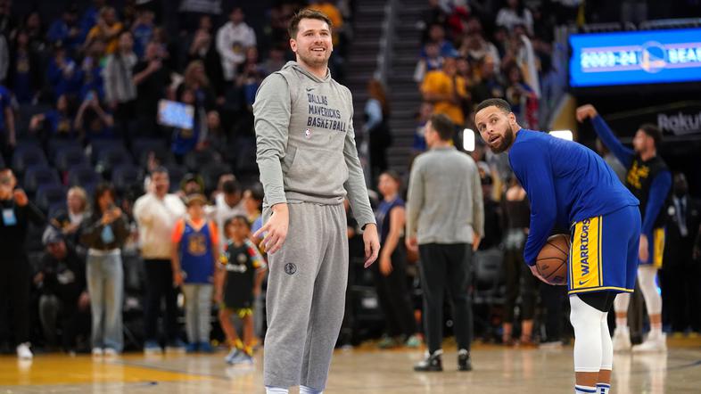 Luka Dončić in Stephen Curry