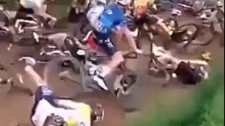 Padec na dirki po Bretaniji