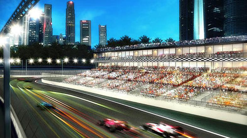 Pod 1.500 lučmi bo zadnji septembrski vikend v Singapurju prva nočna dirka formu
