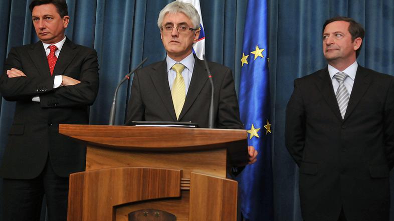 Roko Žarnič, Borut Pahor, Karl Erjavec