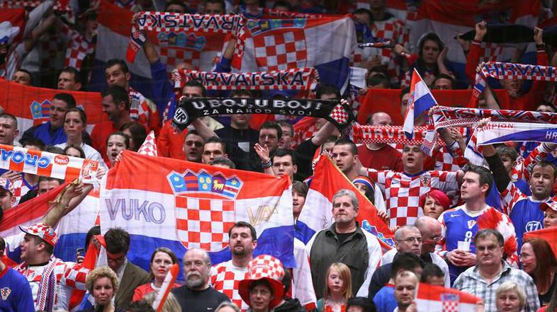 Kockasto in glasno je bilo po uvrstitvi Hrvaške v polfinale EP. (Foto: 24sata)