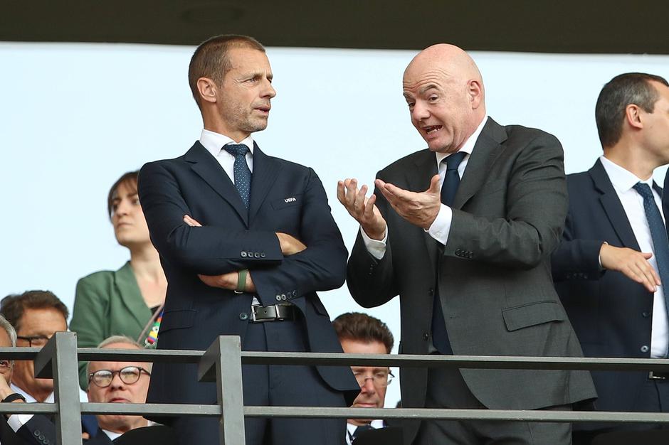 Aleksander Čeferin in Gianni Infantino | Avtor: Profimedia