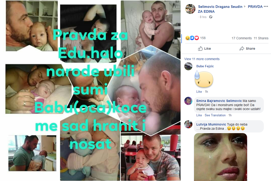 Pravda za Edina | Avtor: Facebook