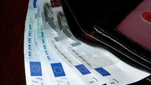 denar banka štetje denarja denarnica evri bankkomat