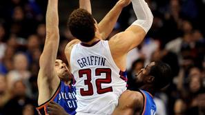 Griffin Collison Ibaka Los Angeles Clippers Oklahoma City Thunder NBA