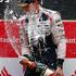 Maldonado šampanjec polivanje VN Španije Barcelona Catalunya formula 1 dirka