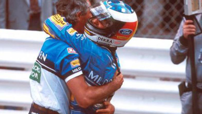 Michael Schumacher in Flavio Briatore