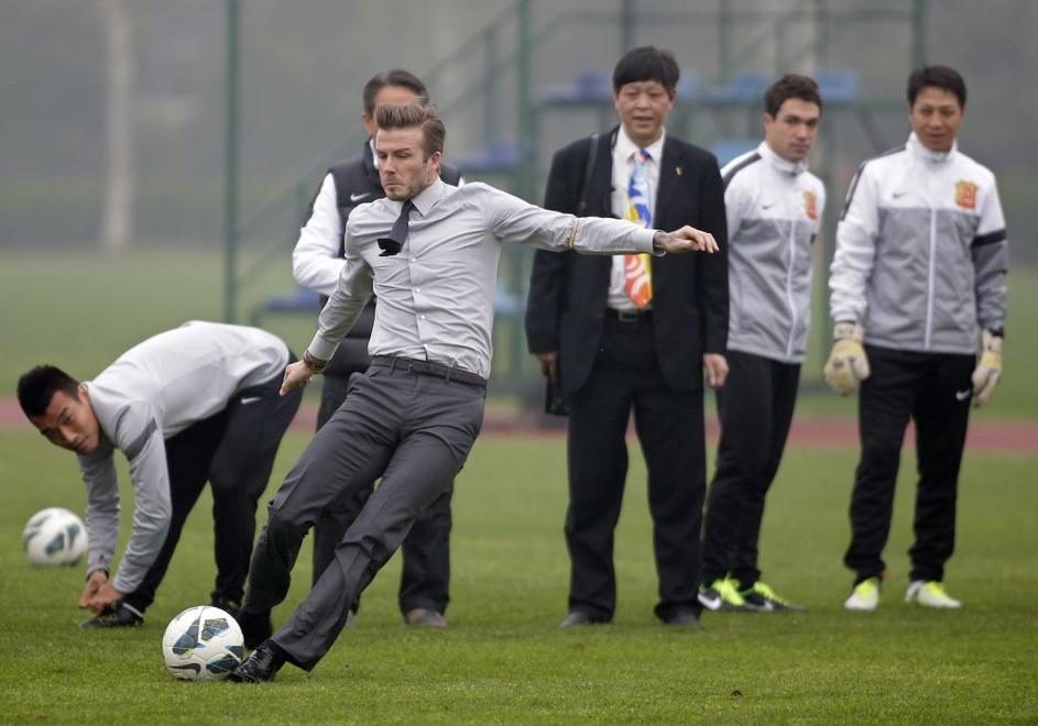 david beckham kitajska