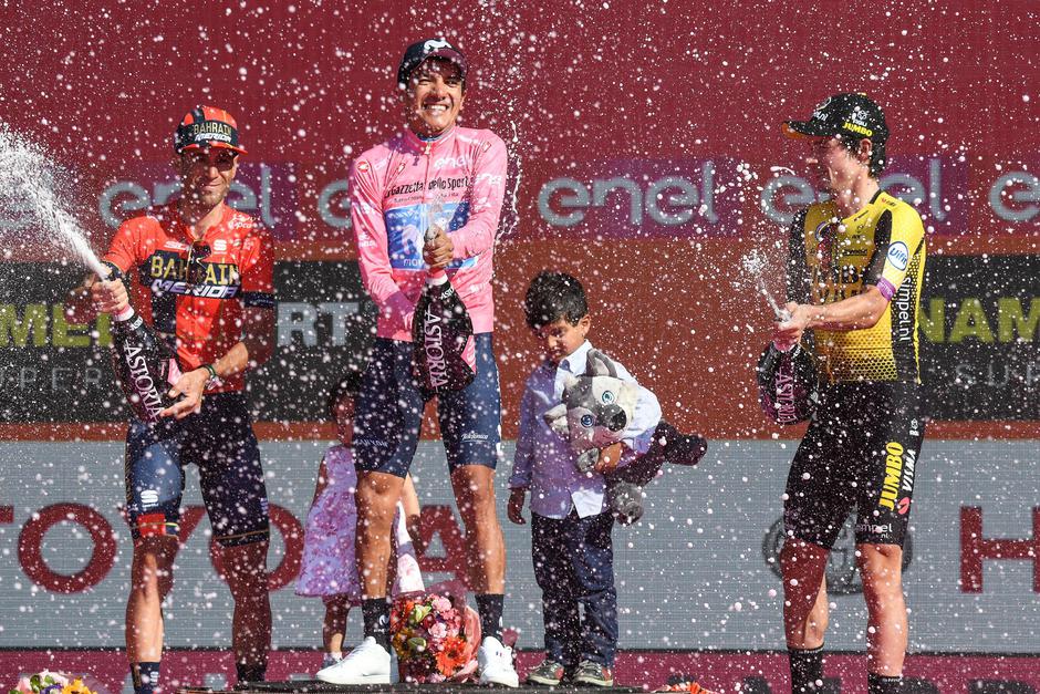 Nibali Carapaz Roglič Giro | Avtor: Epa