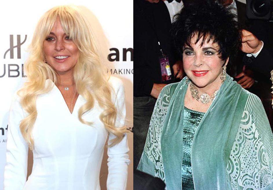 Lindsay Lohan, Elizabeth Taylor