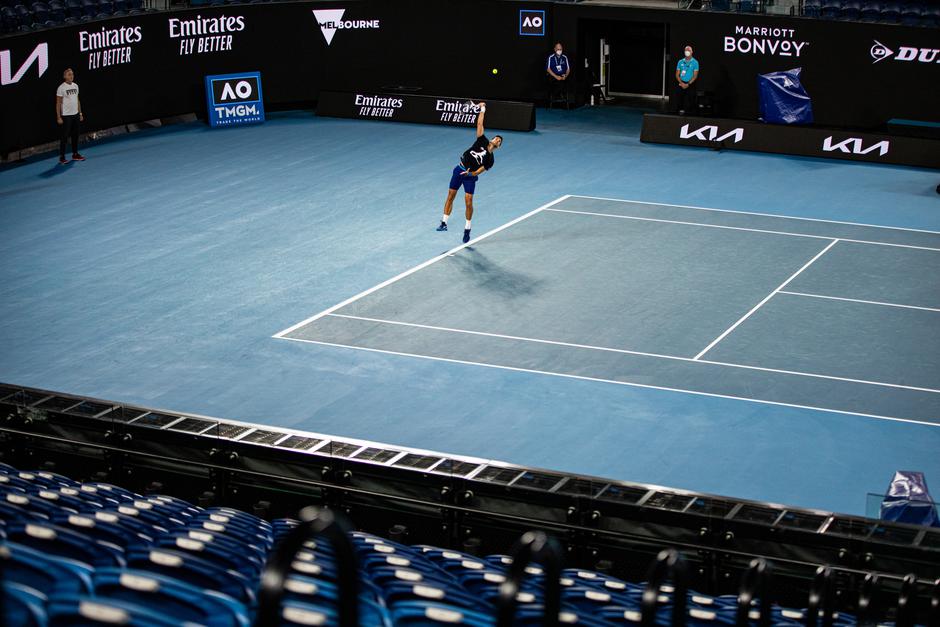 Novak Đoković Rod Laver Arena | Avtor: Epa