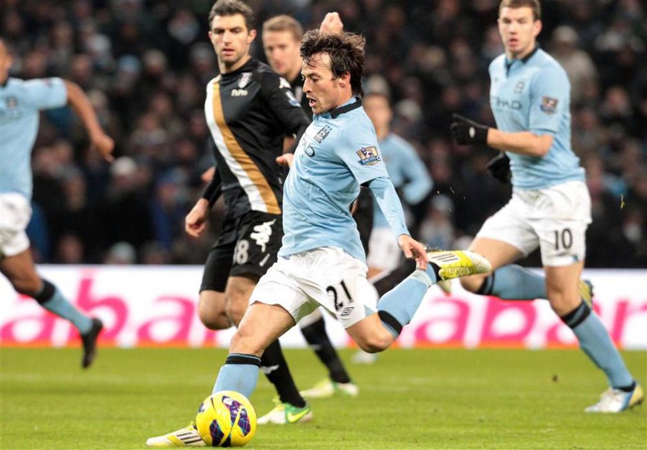 Silva Manchester City Fulham Premier League Anglija liga prvenstvo | Avtor: EPA