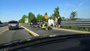 Vodni skuter na avtocesti