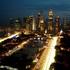 nočna dirka Singapur panorama