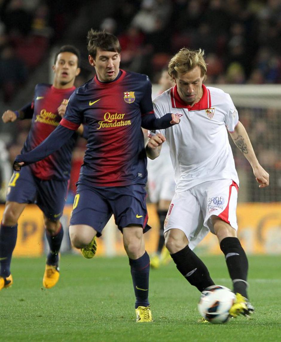 la liga barcelona sevilla messi rakitić | Avtor: EPA