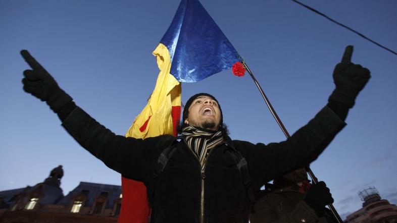 Protest v Bukarešti