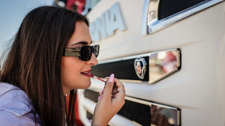 Srečanje tovornjakov v Misanu