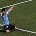 Urugvaj je s pomočjo "Božje roke" Luisa Suareza izločil Gano. (Foto: Reuters)