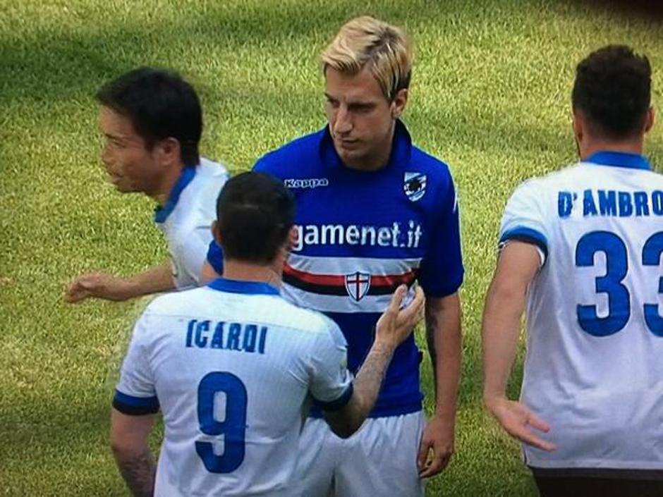 Maxi Lopez Icardi Sampdoria Inter Serie A Italija liga prvenstvo | Avtor: Reševalni pas/Twitter