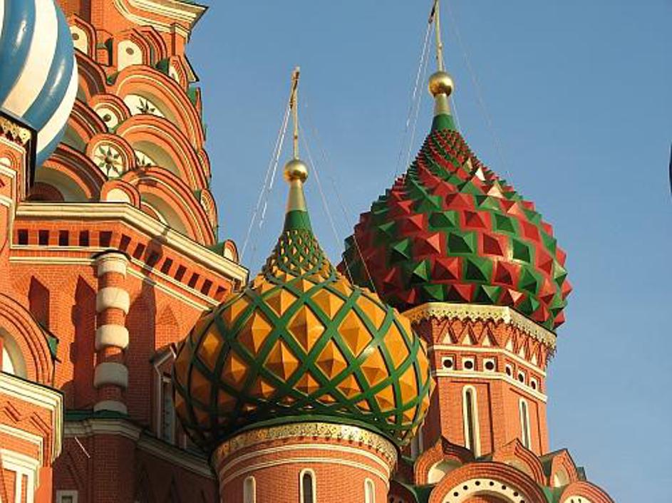 Katedrala svetega Vasilija blaženega je zaradi svojega videza simbol edinstveneg