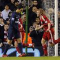 Dirk Kuyt je zadel za vodstvo Liverpoola, ki pa ni zdržalo do konca srečanja. (F